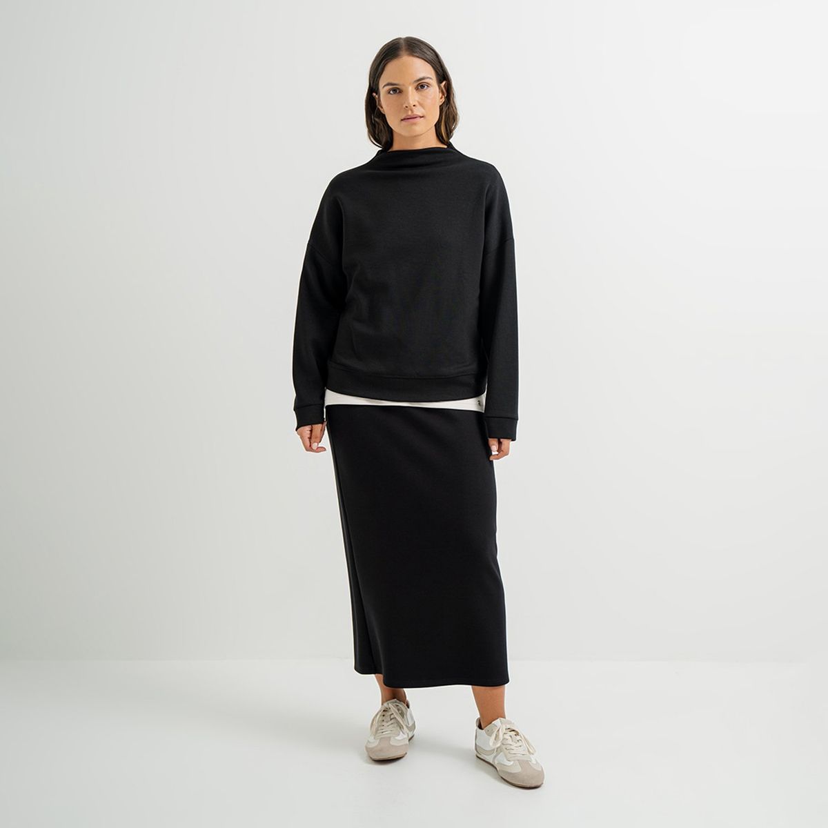 PUNTO BLANCO - Camisón Mujer Largo Manga larga Polialgodón Punto Blanco