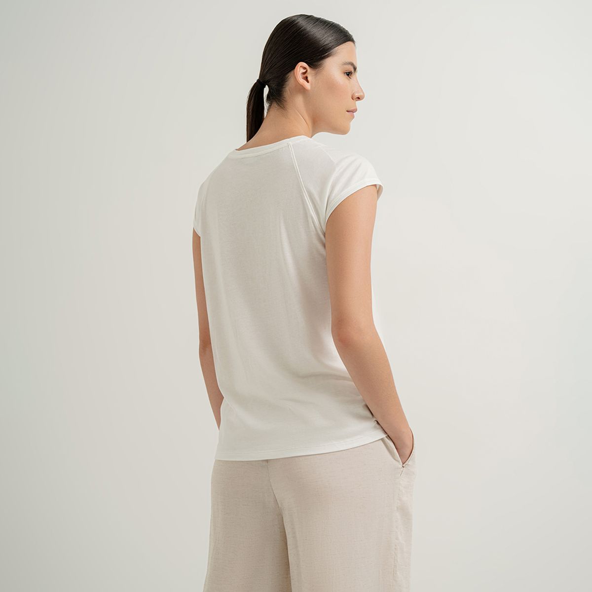 PUNTO BLANCO - Camiseta de pijama Mujer Medio Manga corta Algodón Punto Blanco