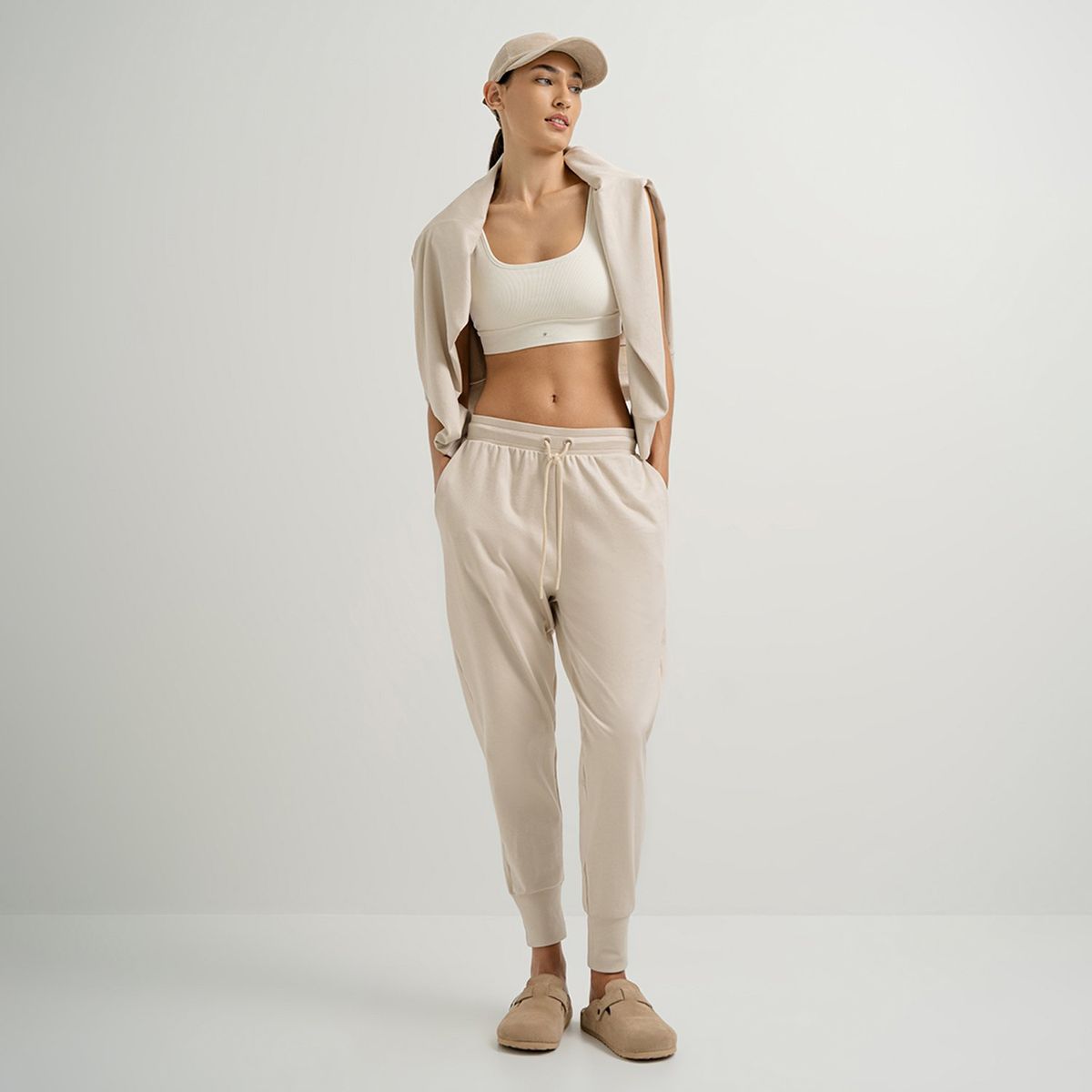 PUNTO BLANCO - Pantalón de pijama Mujer Largo Algodón Punto Blanco