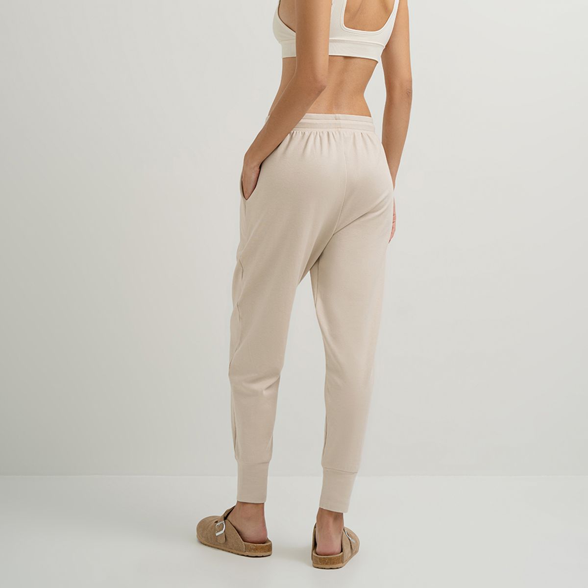 PUNTO BLANCO - Pantalón de pijama Mujer Largo Algodón Punto Blanco