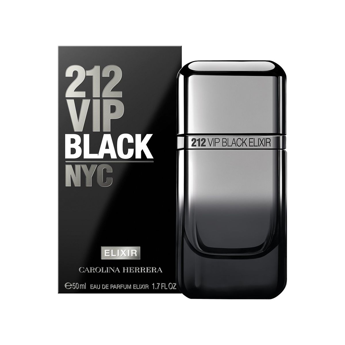 CAROLINA HERRERA - Perfume Hombre Carolina Herrera 212 VIP Black Elixir 50 ml Eau de parfum 