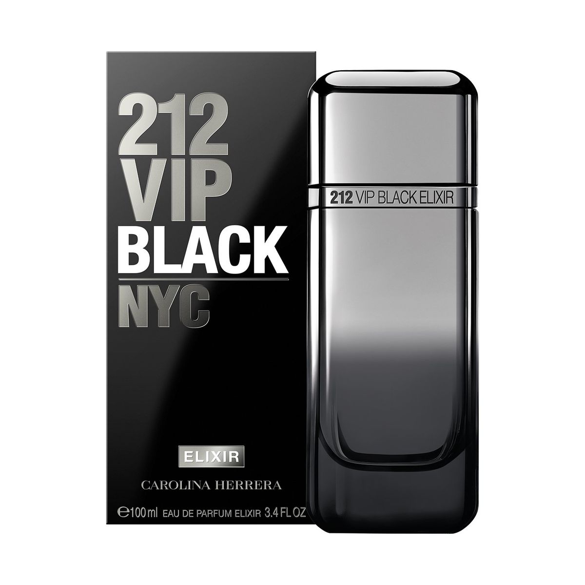 CAROLINA HERRERA - Perfume Hombre Carolina Herrera 212 VIP Black Elixir 100 ml Eau de parfum 