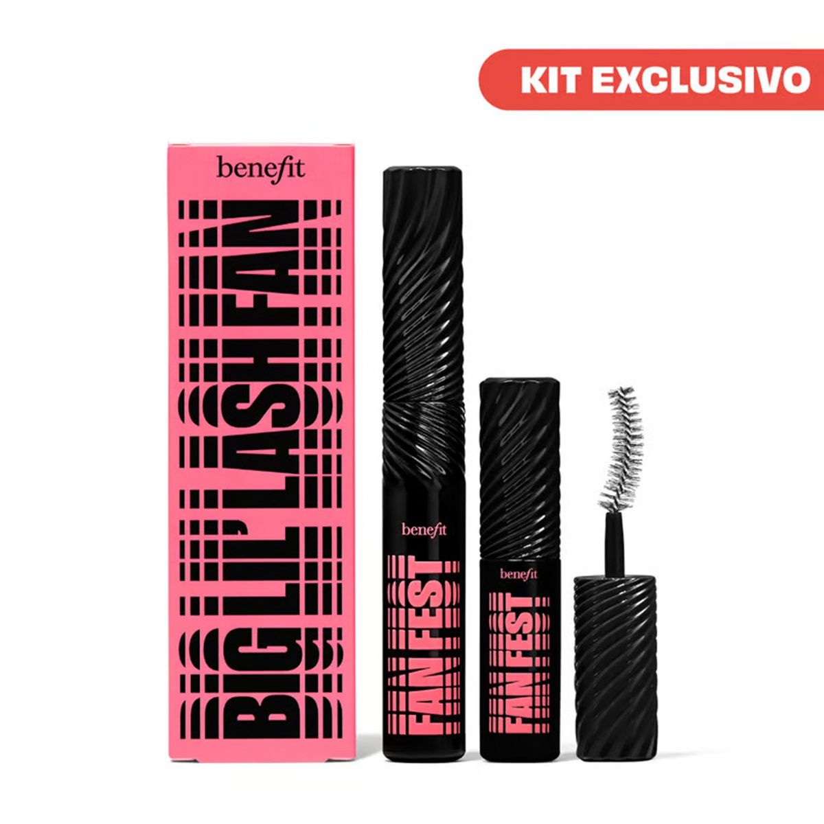 BENEFIT - Kit pestañina Full Size + pestañina Mini Size Benefit Big Lil' Lash Fan
