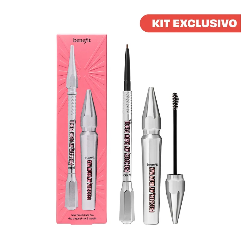 BENEFIT - Set de maquillaje rostro Varias Kit lápiz de cejas + fijador de cejas con color Precisely, my brow pack Benefit 0.08 gr + 5 gr
