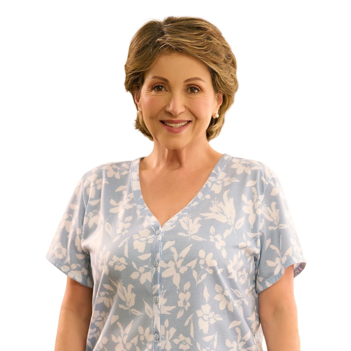  - Conjunto de pijama con pantalón Mujer Largo Manga corta Polialgodón PARISIEN