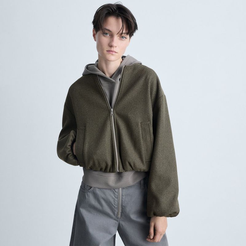 MANGO - Chaqueta Bomber Mujer Oversize MANGO
