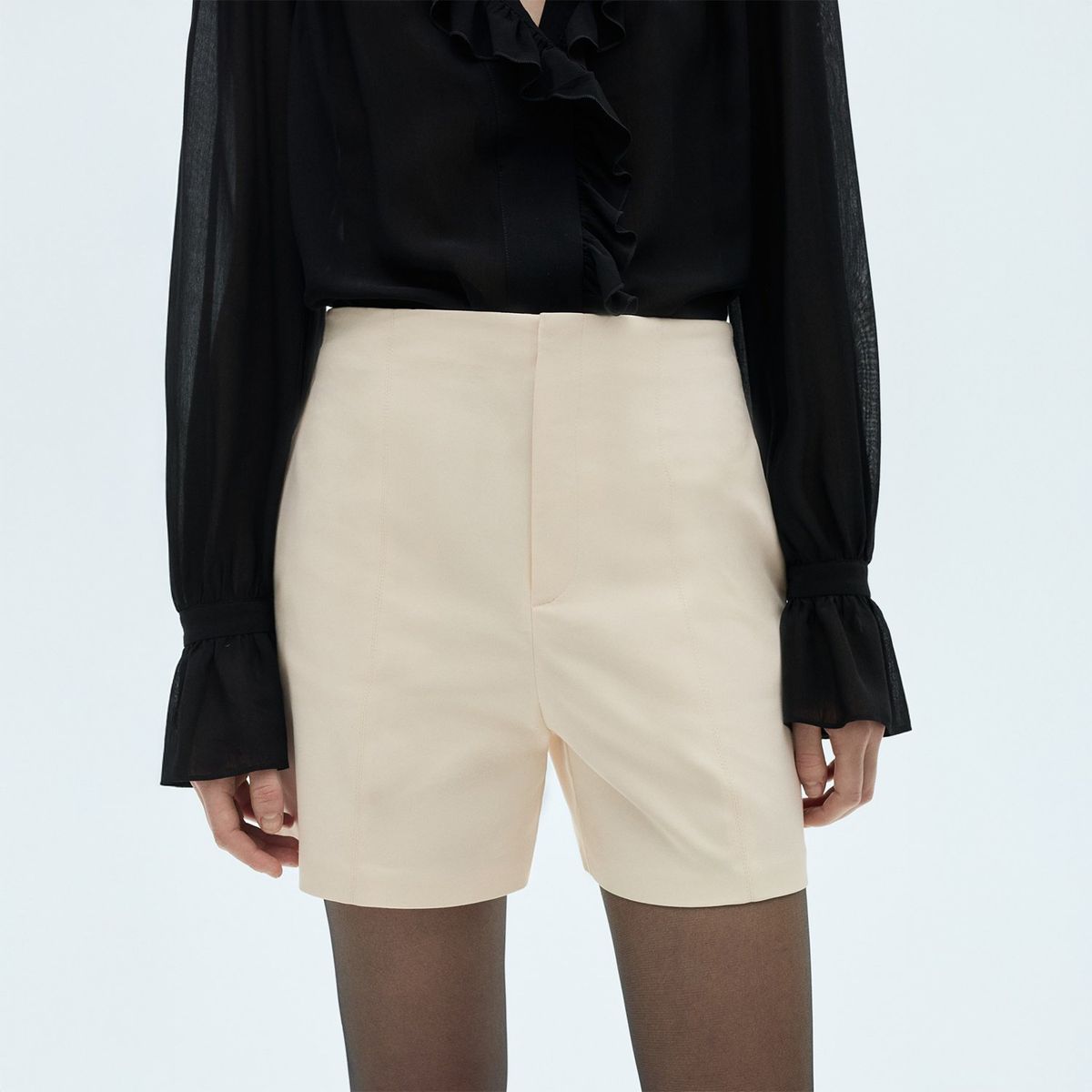 MANGO - Short Mujer Tiro alto MANGO