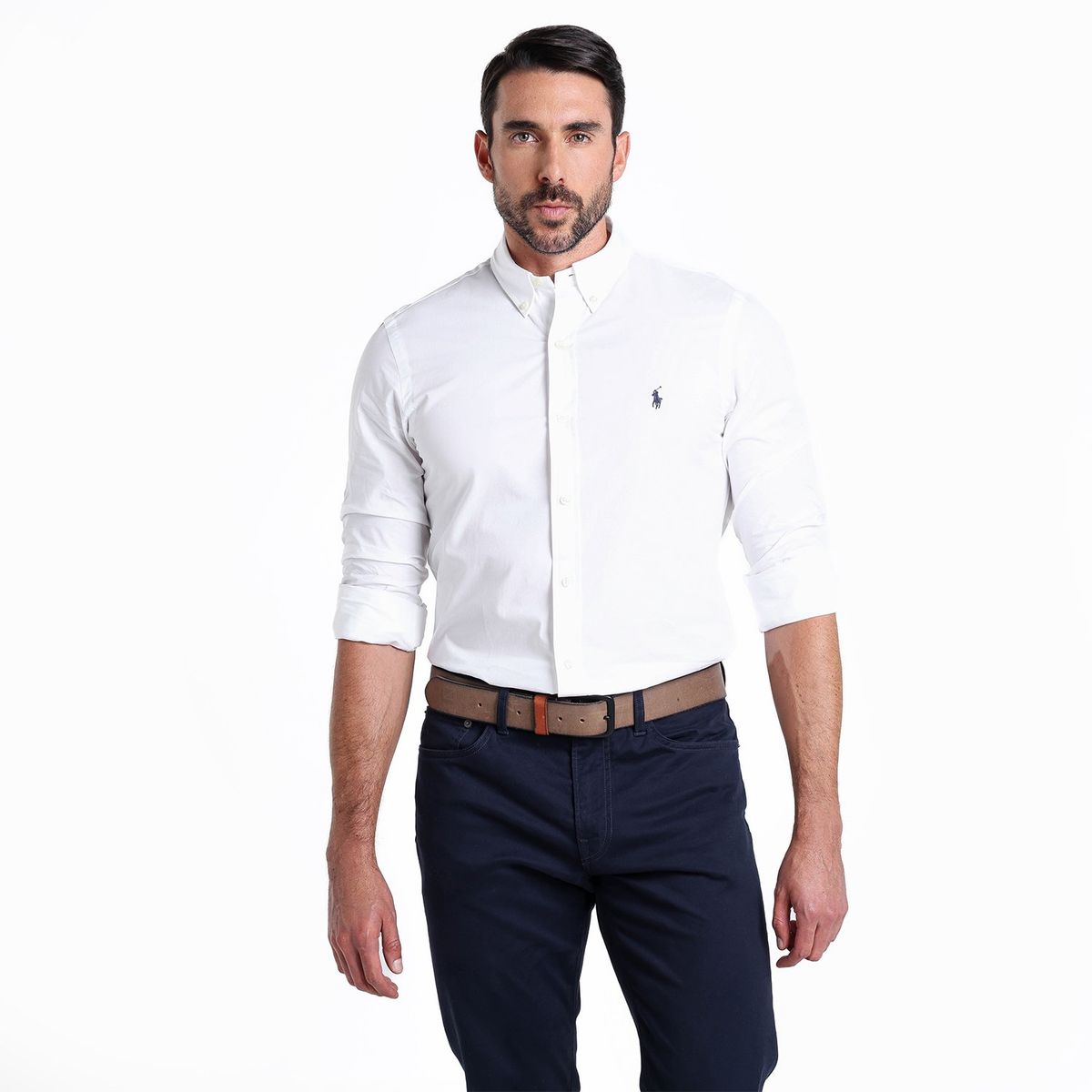 POLO RALPH LAUREN - Camisa Hombre Manga larga Slim Polo Ralph Lauren
