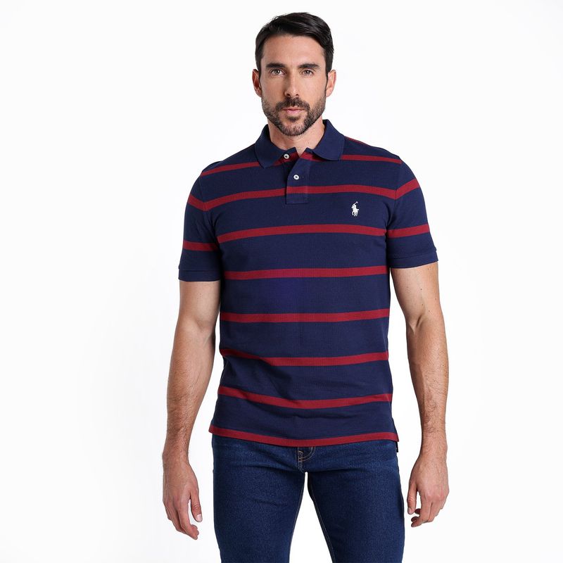 POLO RALPH LAUREN - Camiseta polo Hombre Manga corta Custom Slim Fit Polo Ralph Lauren