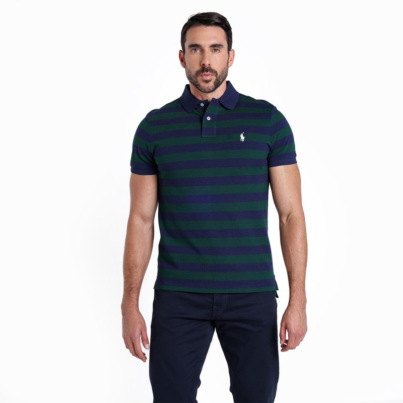 POLO RALPH LAUREN - Camiseta polo Hombre Manga corta Custom Slim Fit Polo Ralph Lauren