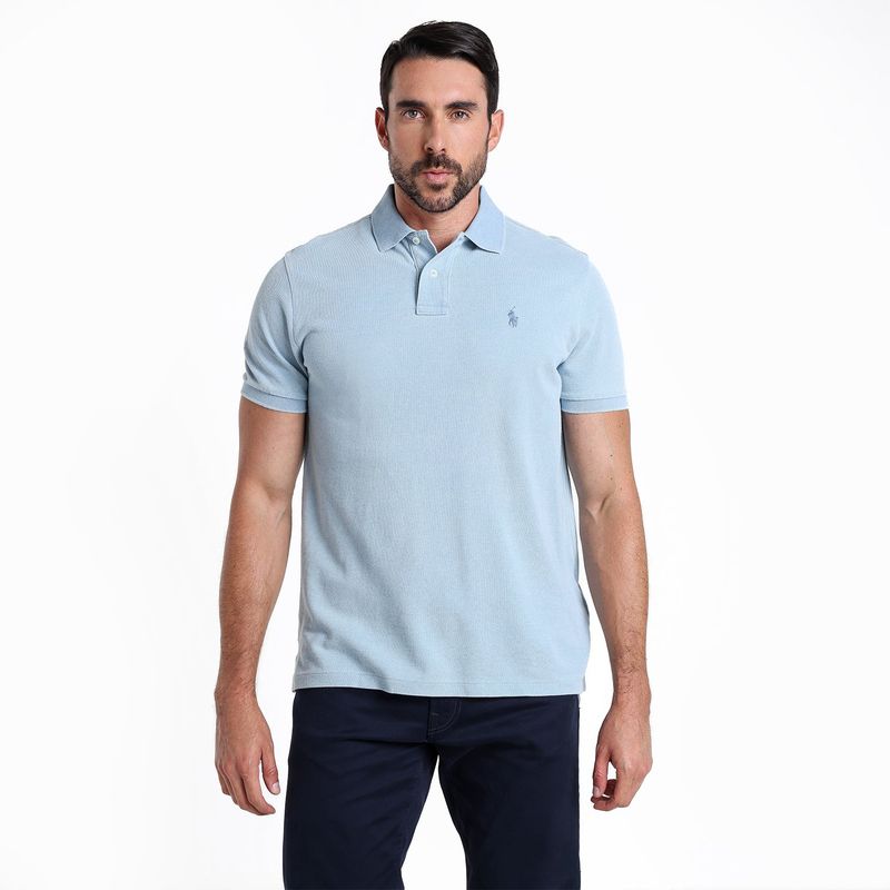 POLO RALPH LAUREN - Camiseta polo Hombre Manga corta Custom Slim Fit Polo Ralph Lauren