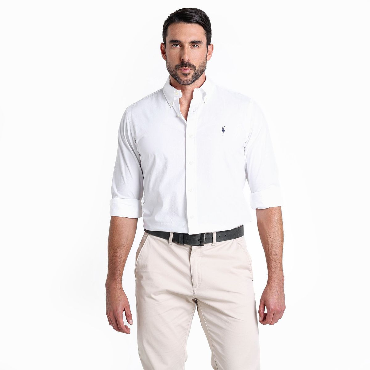 POLO RALPH LAUREN - Camisa Hombre Manga larga de Algodón Custom Fit Polo Ralph Lauren