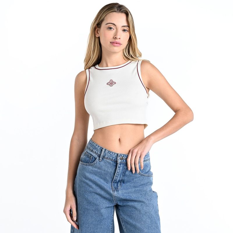 SYBILLA - Camiseta Mujer Sin mangas Sybilla 