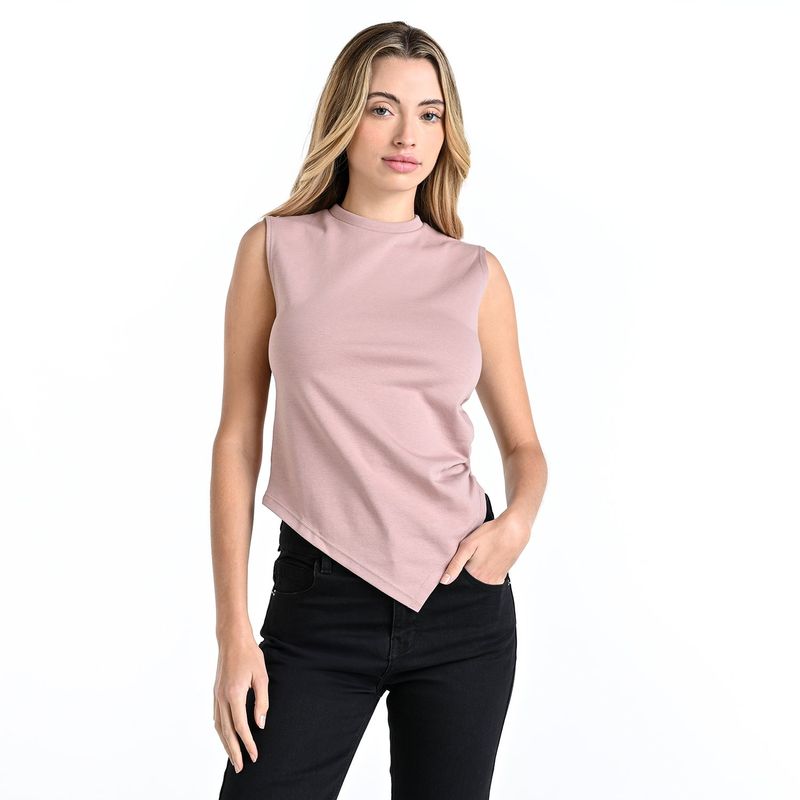SYBILLA - Camiseta Mujer Sin mangas de Algodón Sybilla 