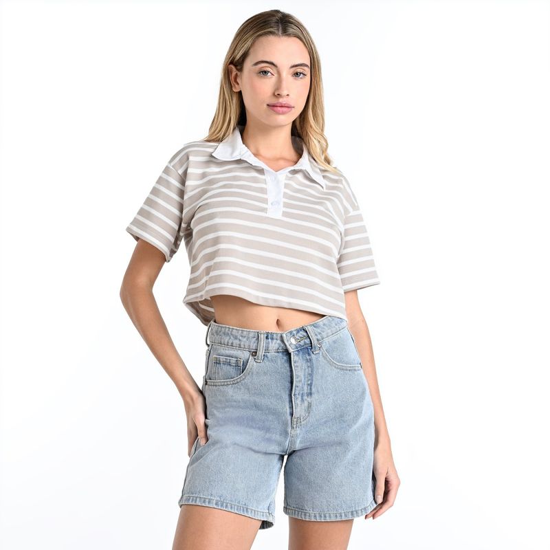 SYBILLA - Camiseta Mujer Manga corta de Algodón Sybilla