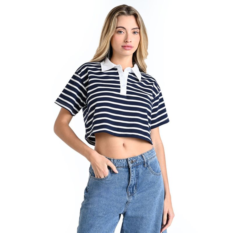 SYBILLA - Camiseta Mujer Manga corta de Algodón Sybilla