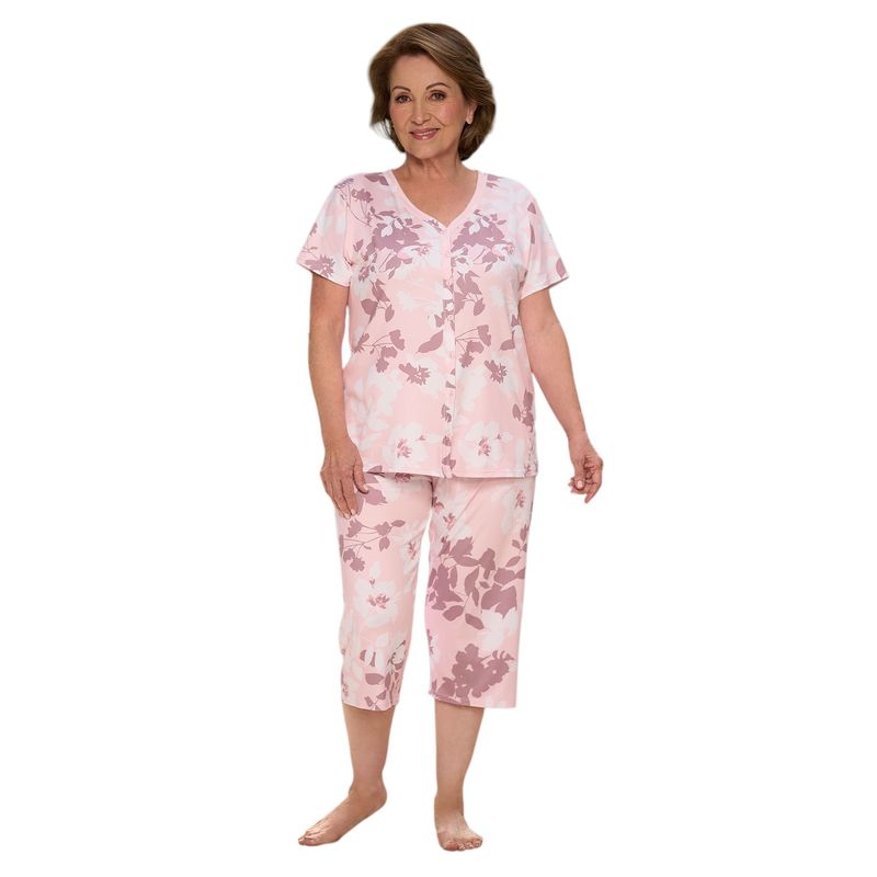  - Conjunto de pijama con pantalón Mujer Medio Manga corta PARISIEN