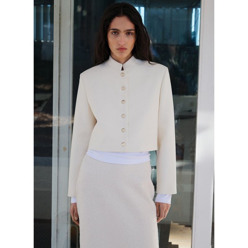 MANGO - Chaqueta Mujer Crop Mango