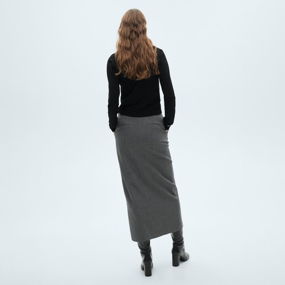 MANGO - Saco Mujer Tejido Mango