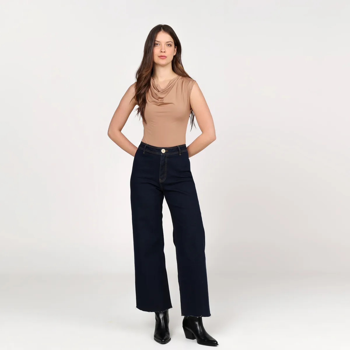 BASEMENT - Jean Marine Mujer Tiro medio Basement