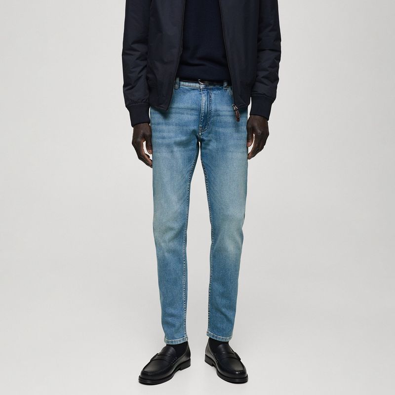 MANGO - Jean 5 Bolsillos Hombre Skinny de Algodón MANGO