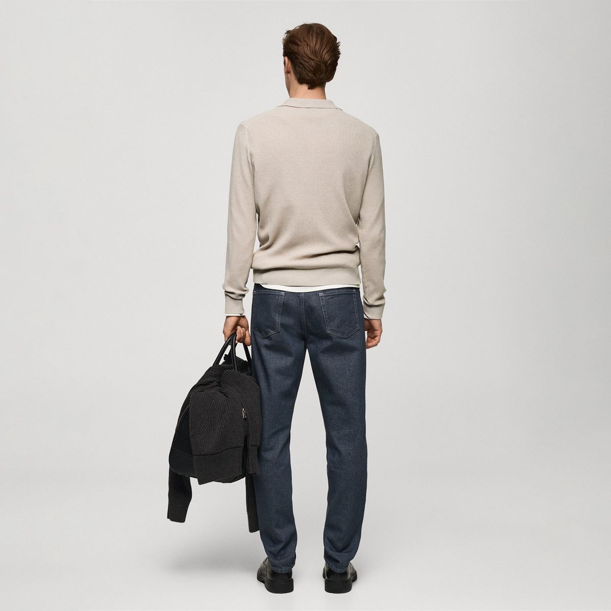 MANGO - Camiseta polo Hombre Manga larga MANGO