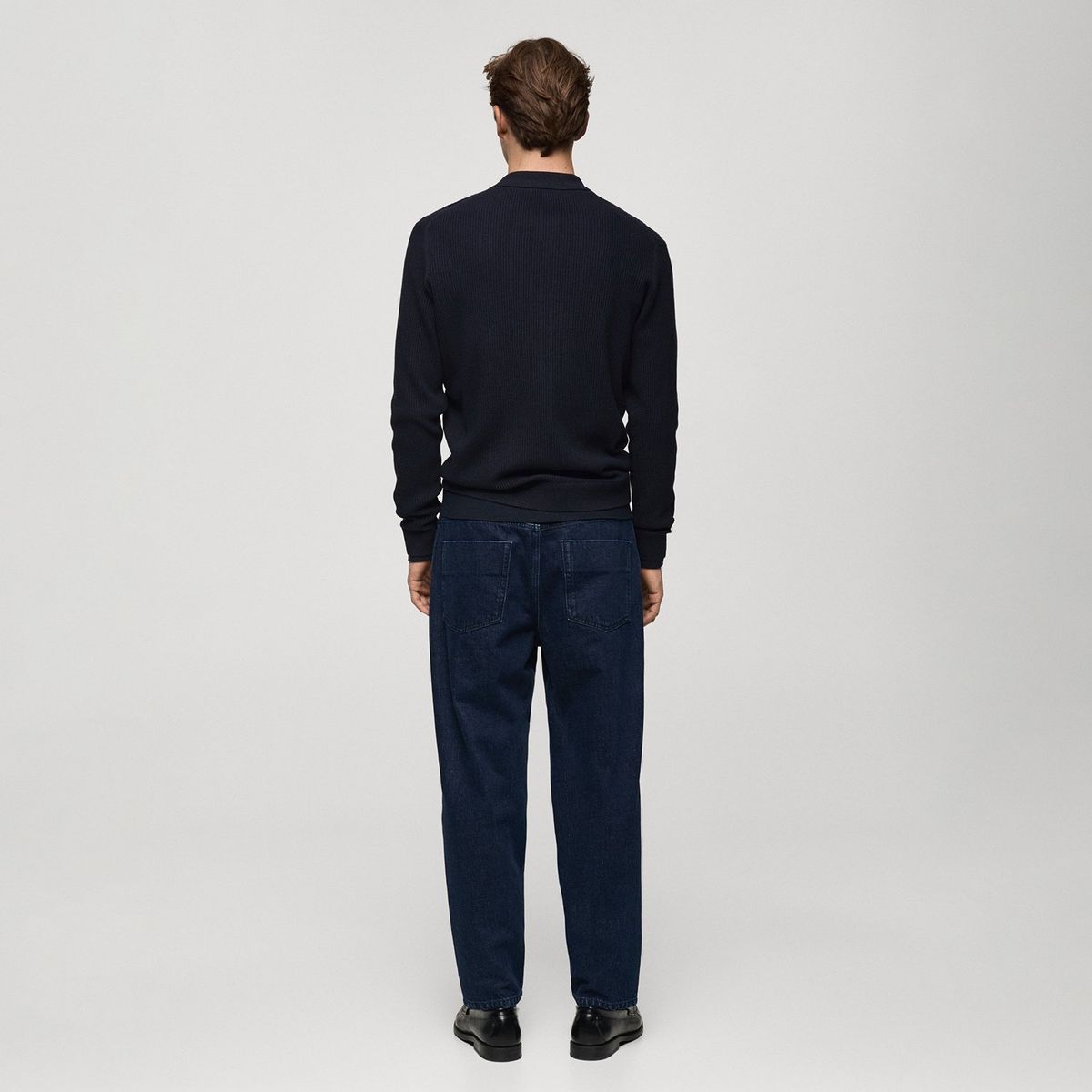 MANGO - Camiseta polo Hombre Manga larga MANGO