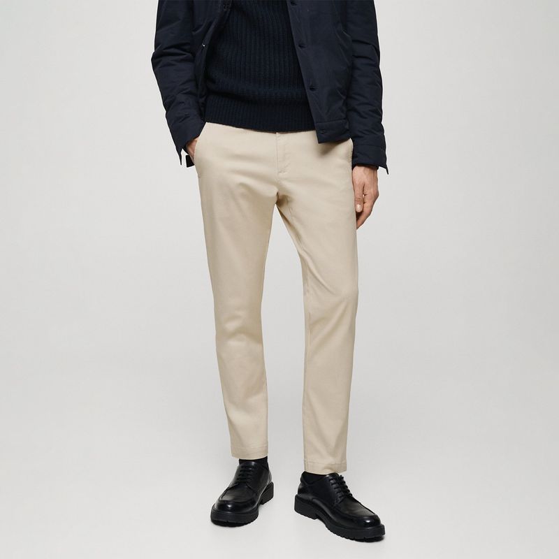 MANGO - Pantalón Chino Hombre Tapered MANGO