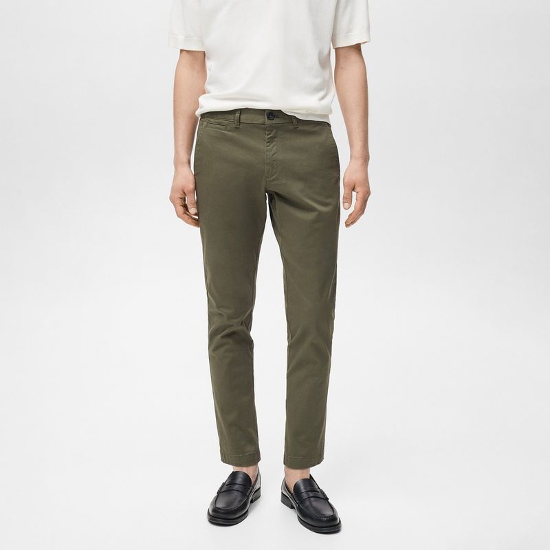 MANGO - Pantalón Chino Hombre Tapered MANGO