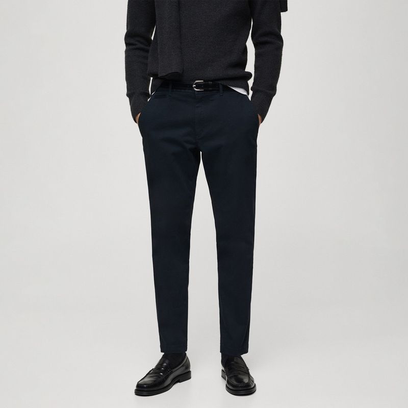 MANGO - Pantalón Chino Hombre Tapered MANGO