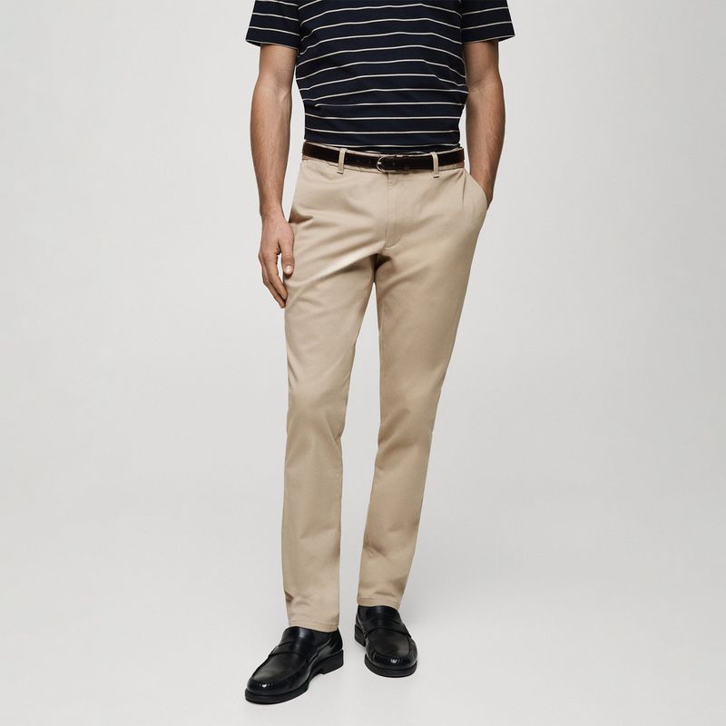 MANGO - Pantalón Chino Hombre Tapered MANGO