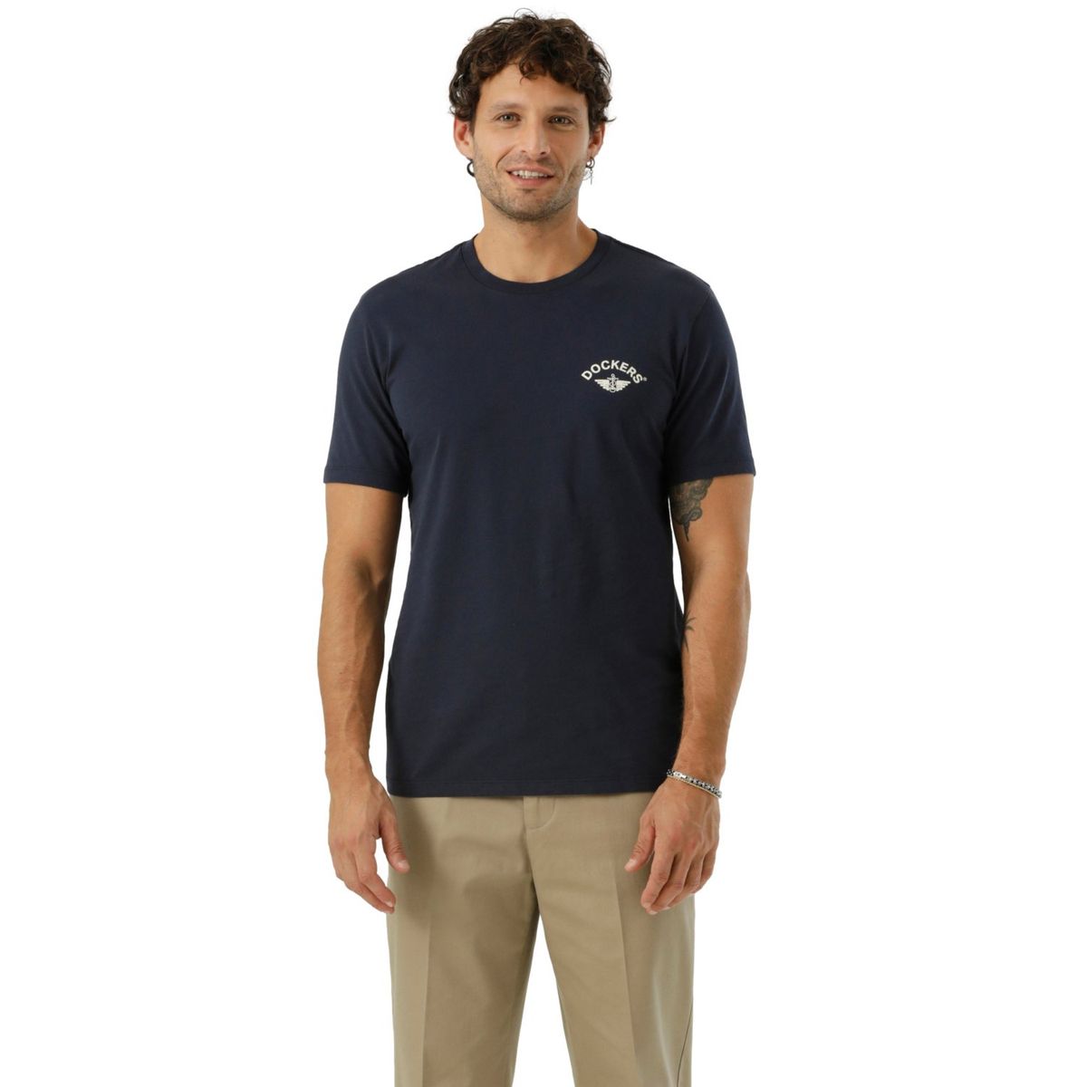 DOCKERS - Camiseta Hombre Manga corta de Algodón DOCKERS