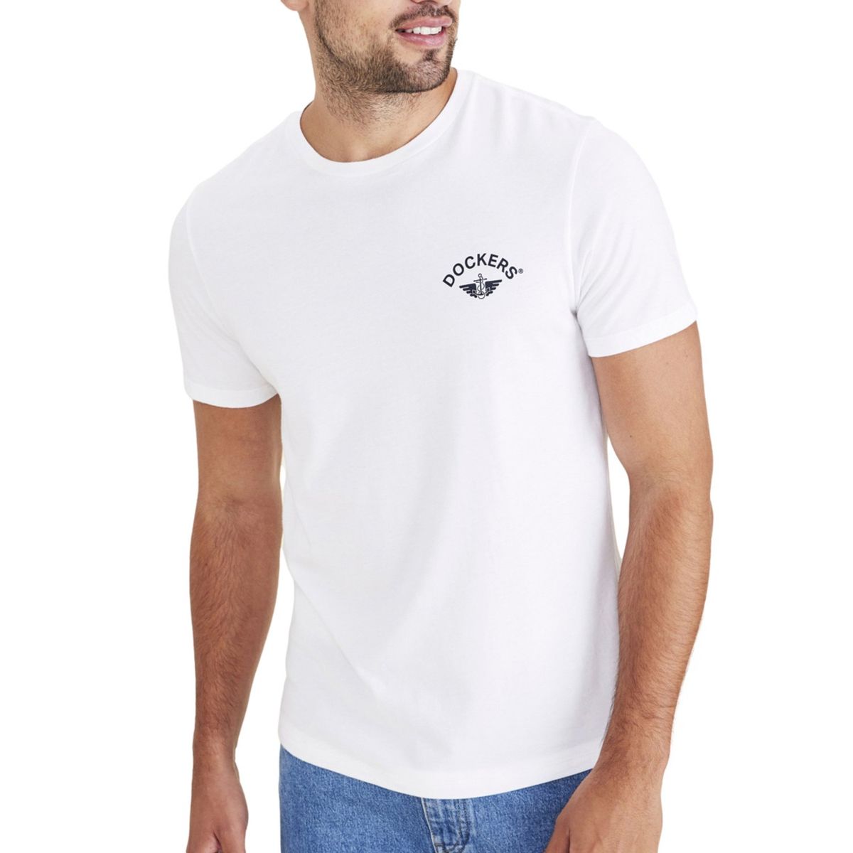 DOCKERS - Camiseta Hombre Manga corta de Algodón DOCKERS