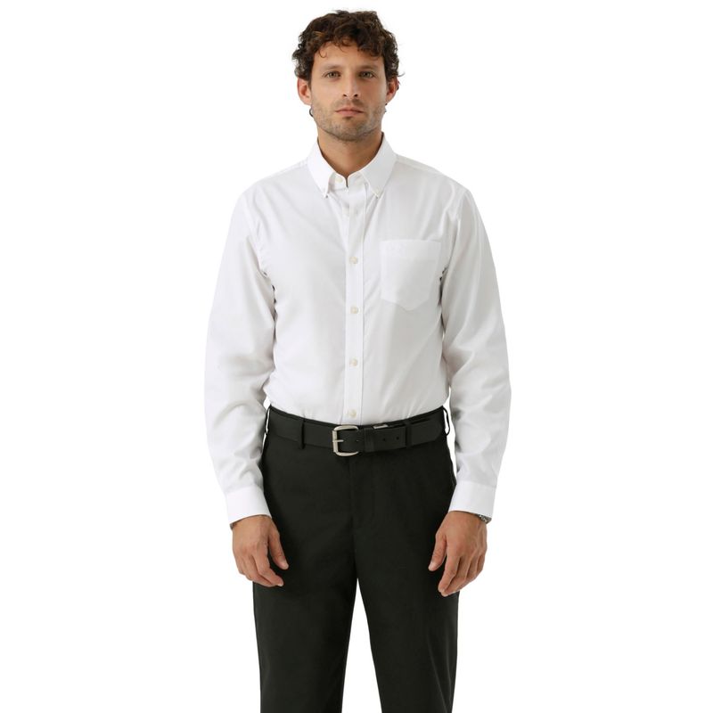 DOCKERS - Camisa Hombre Manga larga Recto de Algodón DOCKERS
