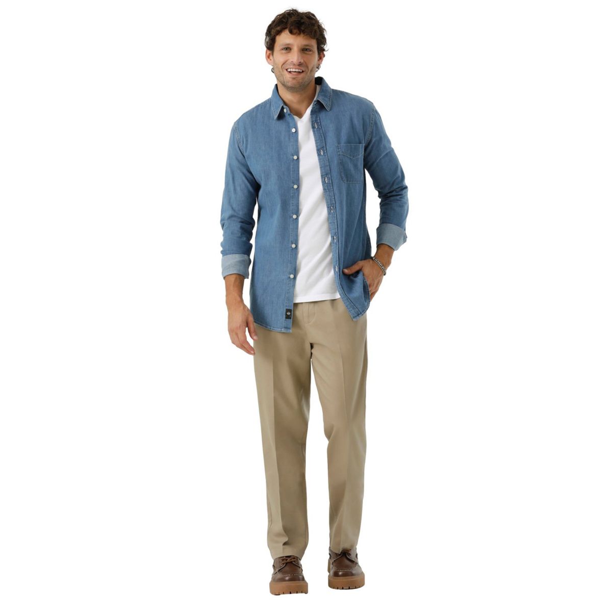 DOCKERS - Pantalón Chino Hombre Slim de Algodón DOCKERS