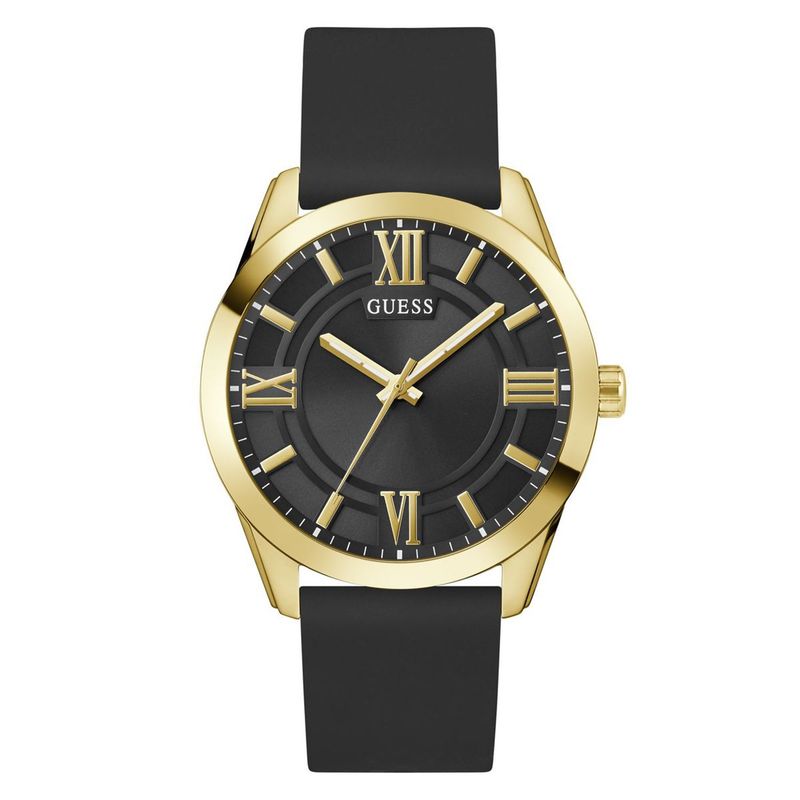 GUESS - Relojes Guess Hombre ELLIOT. Relojes Silicona Negro GW0894G2
