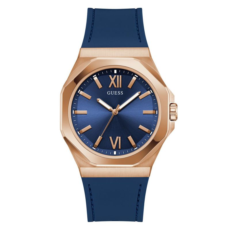 GUESS - Relojes Guess Hombre EMPEROR. Relojes Silicona Azul GW0850G3
