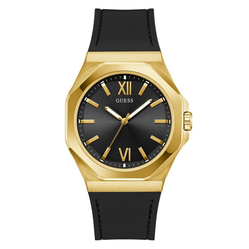 GUESS - Relojes Guess Hombre EMPEROR. Relojes Silicona Negro GW0850G2