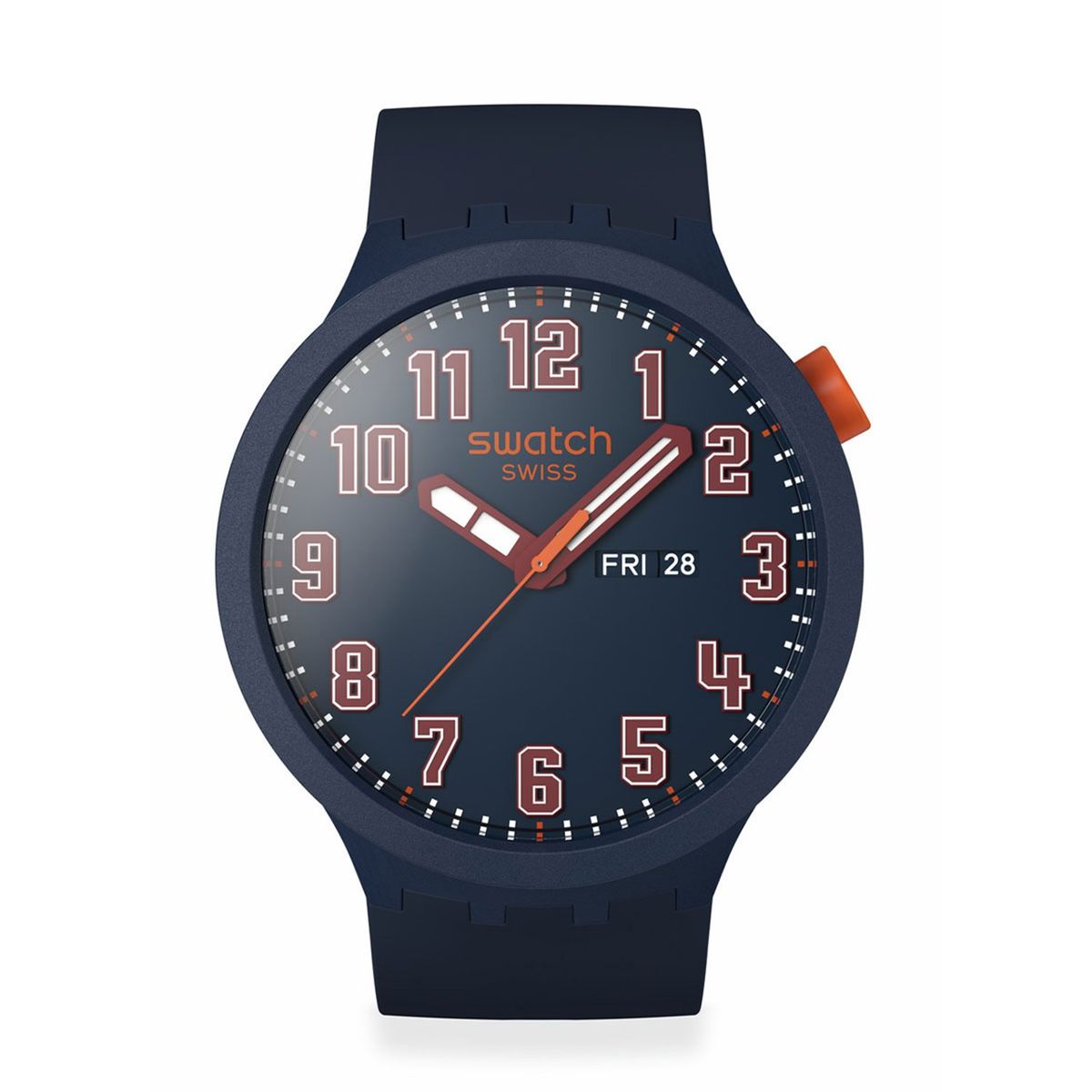 SWATCH - Relojes Swatch Unisex ESSENTIALLY CONFIDENT. Relojes Silicona Azul SB01S700
