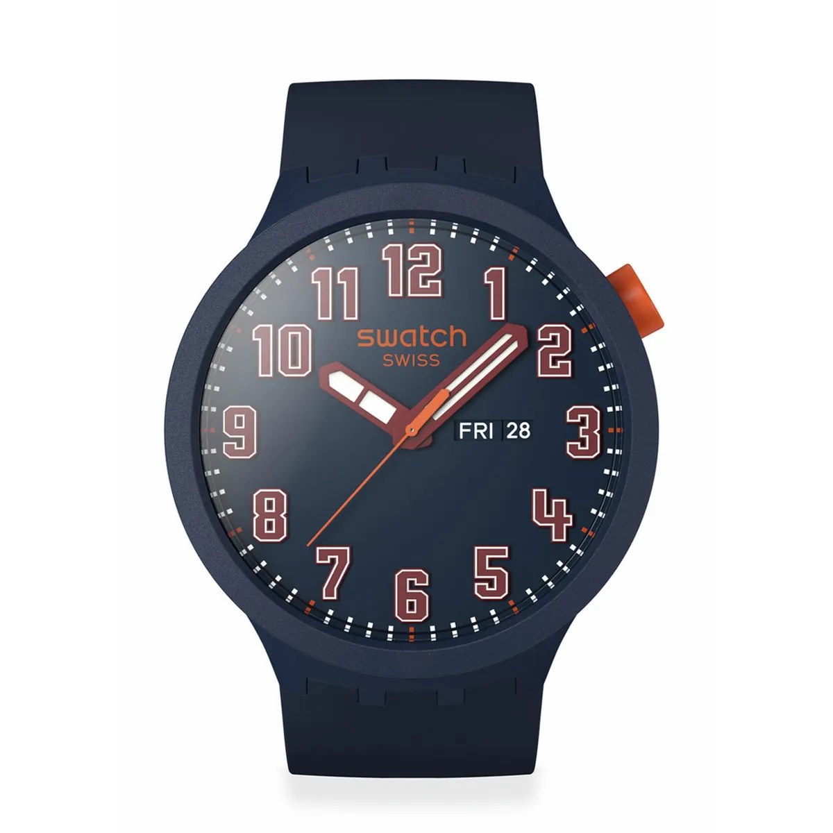 SWATCH - Relojes Swatch Unisex ESSENTIALLY CONFIDENT. Relojes Silicona Azul SB01S700