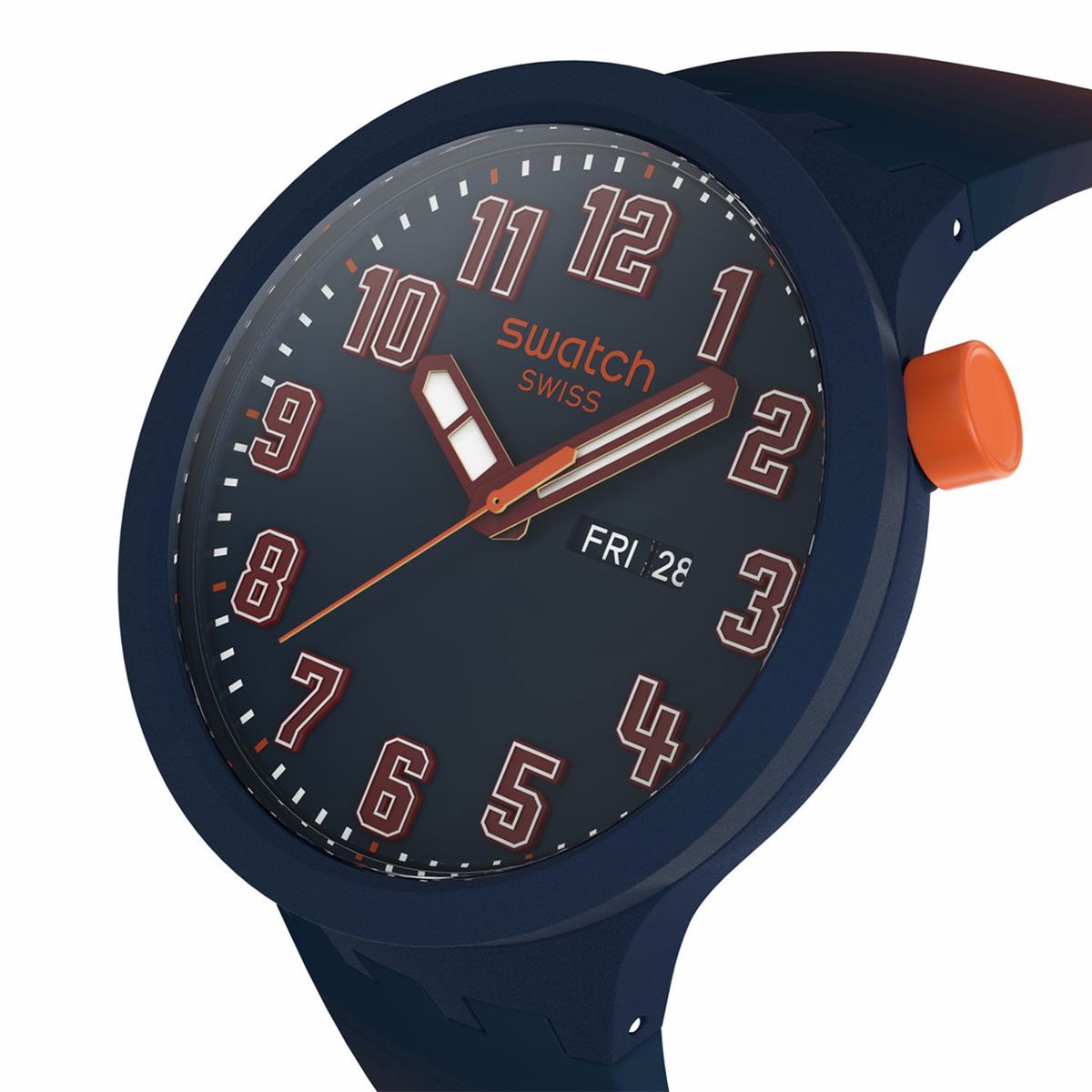 SWATCH - Relojes Swatch Unisex ESSENTIALLY CONFIDENT. Relojes Silicona Azul SB01S700