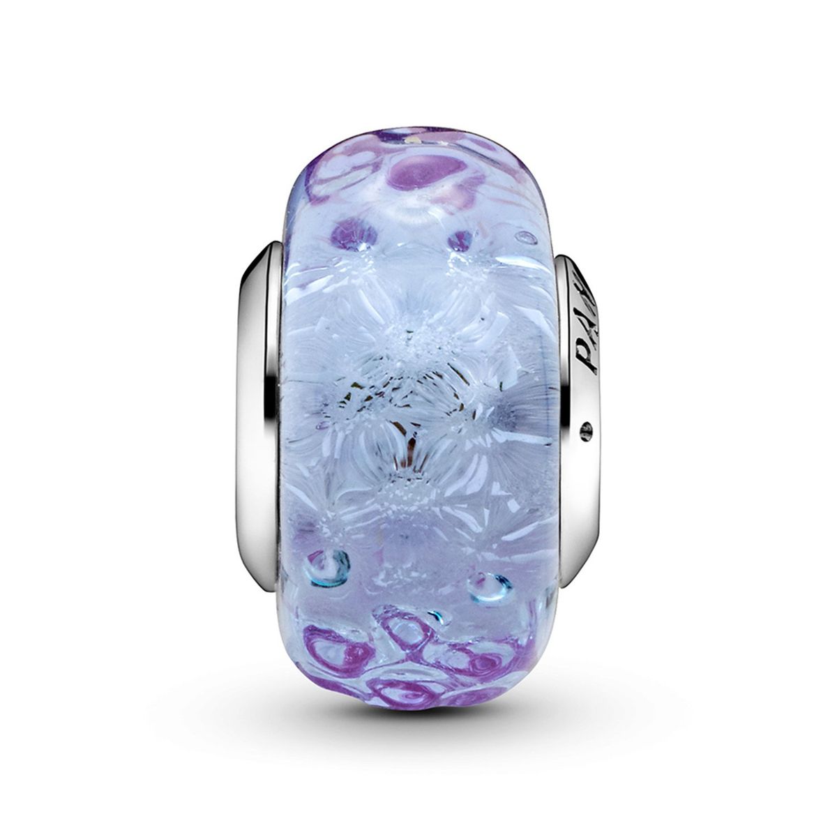 PANDORA - Charm Pandora Murano Lavanda Morado Plata Esterlina