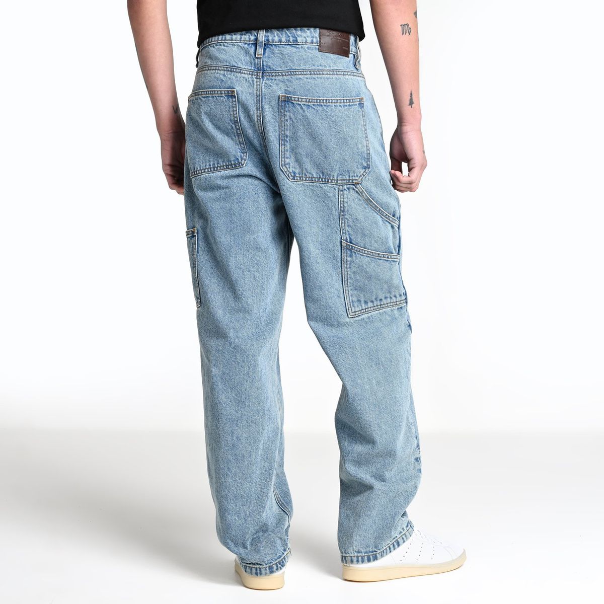 DENIMLAB - Jean 5 Bolsillos Hombre Baggy de Algodón Denimlab