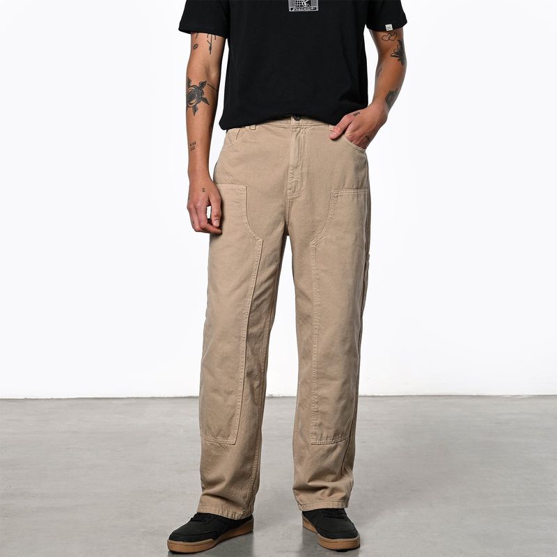 DENIMLAB - Jean 5 Bolsillos Hombre Baggy de Algodón Denimlab