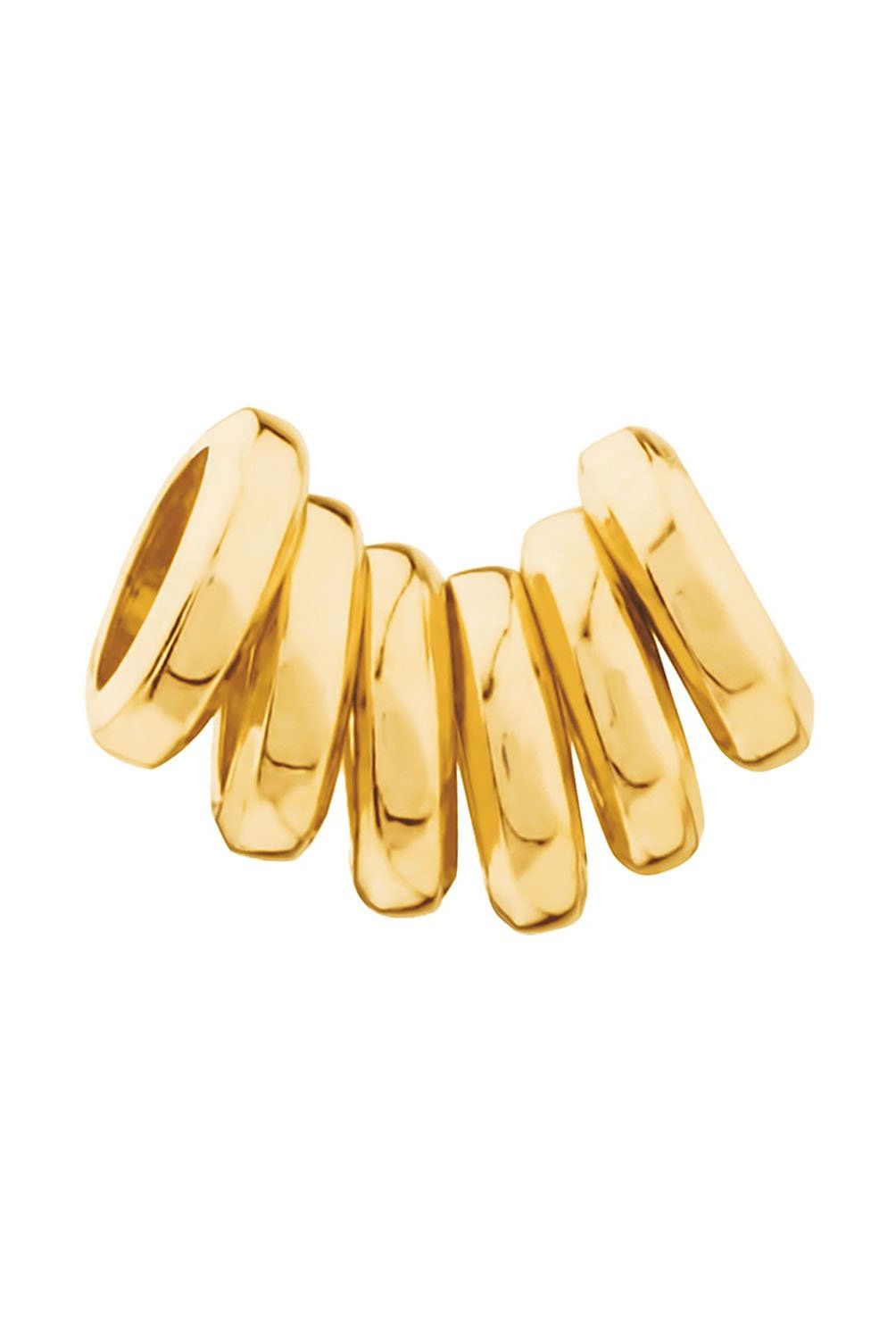 TOUS - Pack de Anillas Hold con baño de oro 18 kt sobre plata