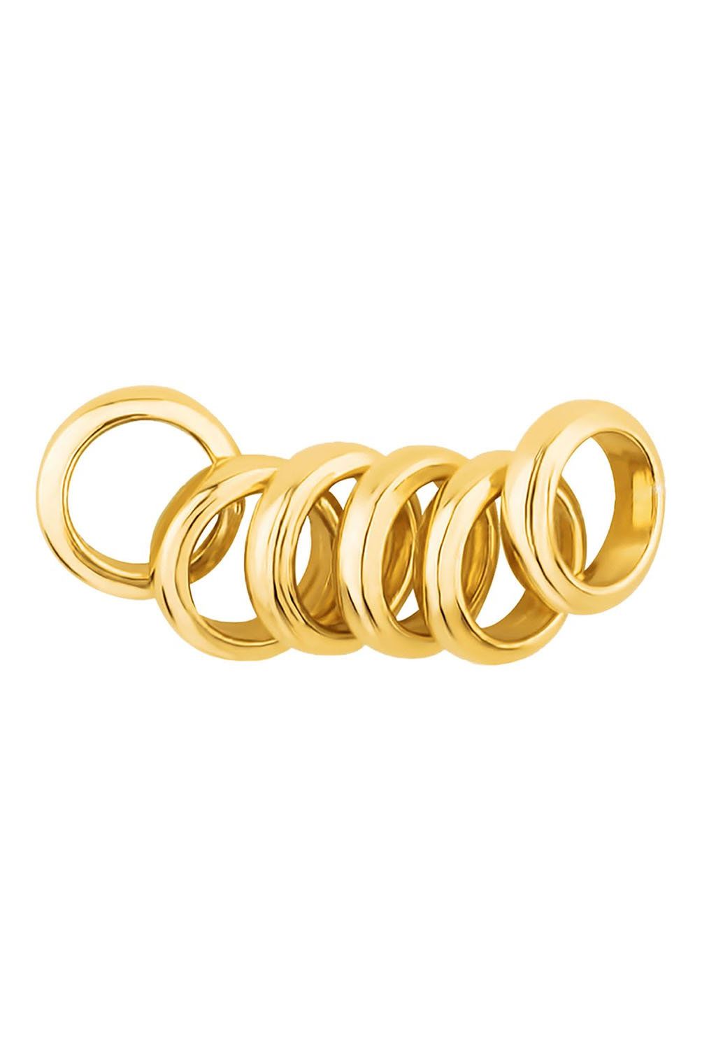 TOUS - Pack de Anillas Hold con baño de oro 18 kt sobre plata