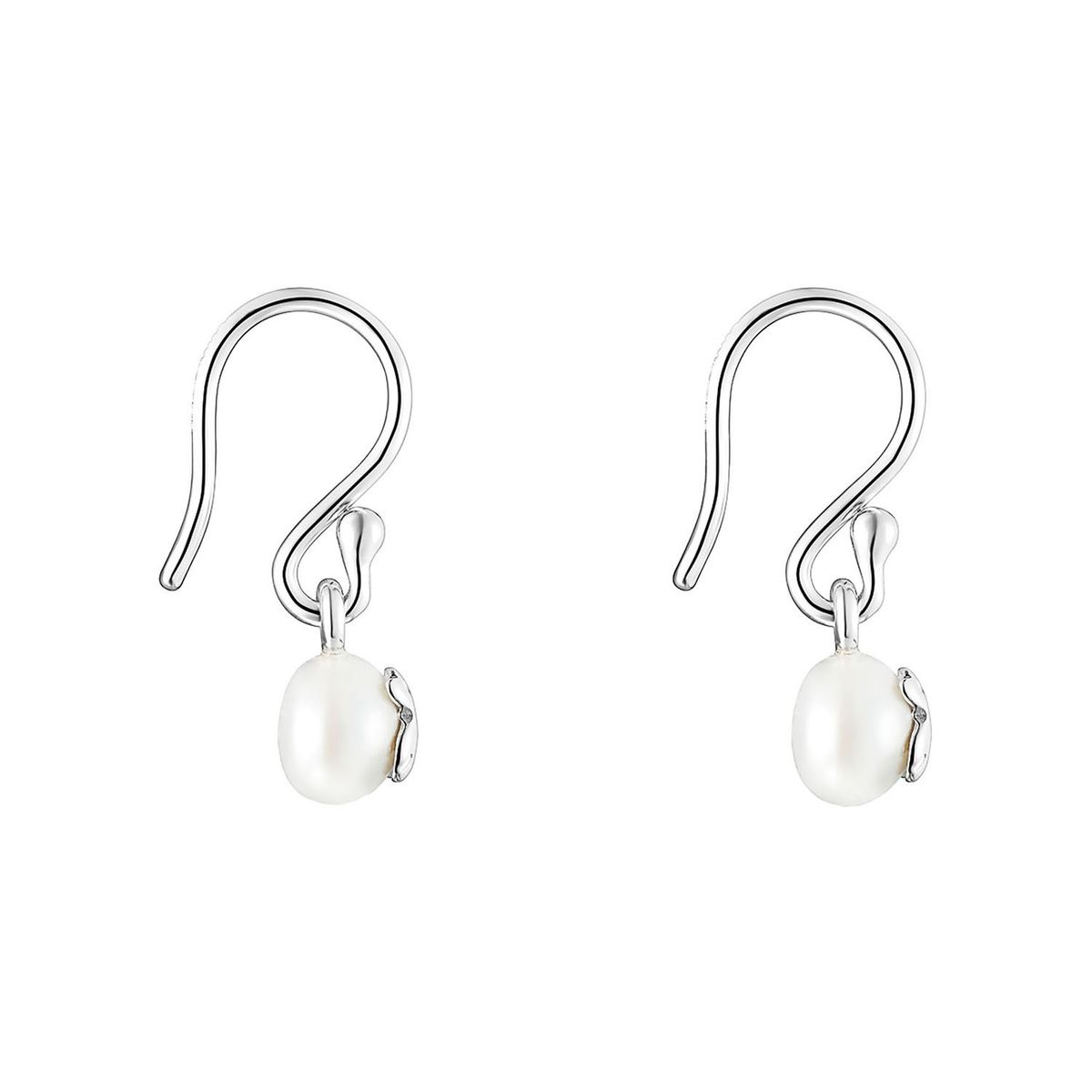 TOUS - Aros cortos Icon Pearl de plata y perla