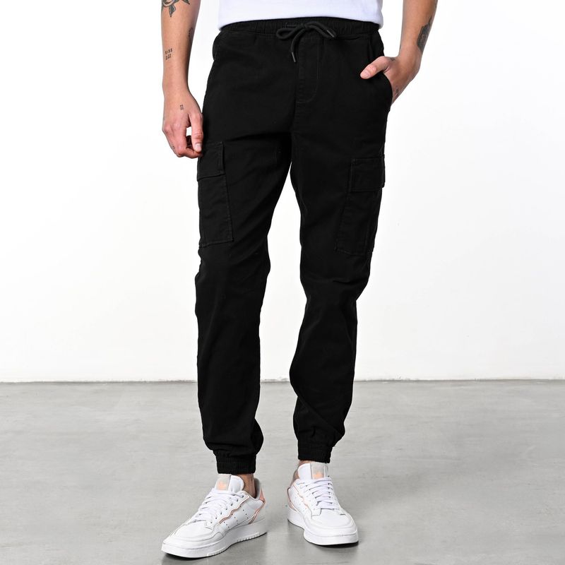 DENIMLAB - Jogger Cargo Hombre de Algodón Denimlab