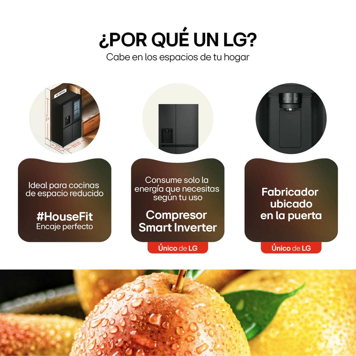 LG - Nevecón Side by Side LG 638 lt Netos GS66SPM