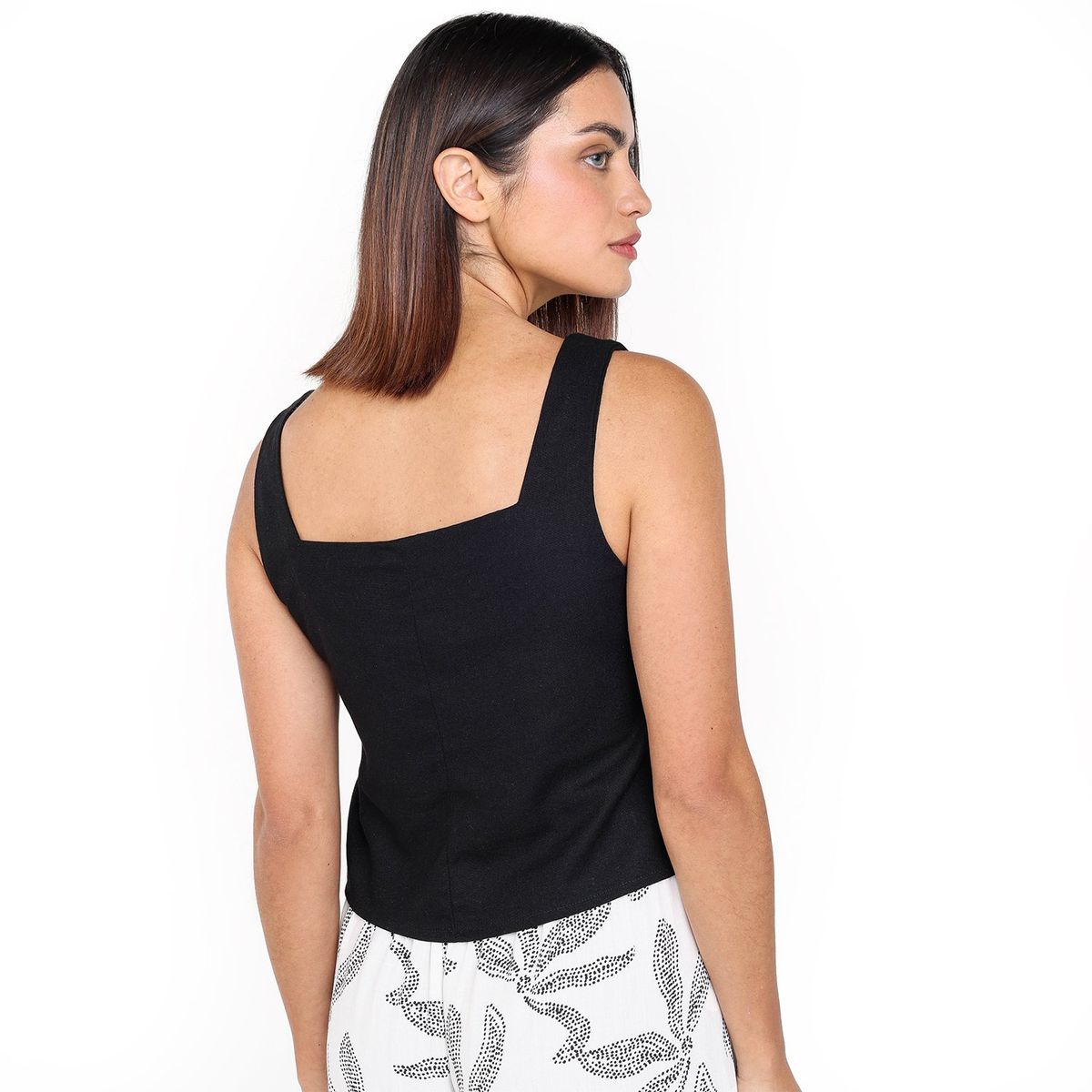 BASEMENT - Blusa Mujer Sin mangas de Algodón Basement 